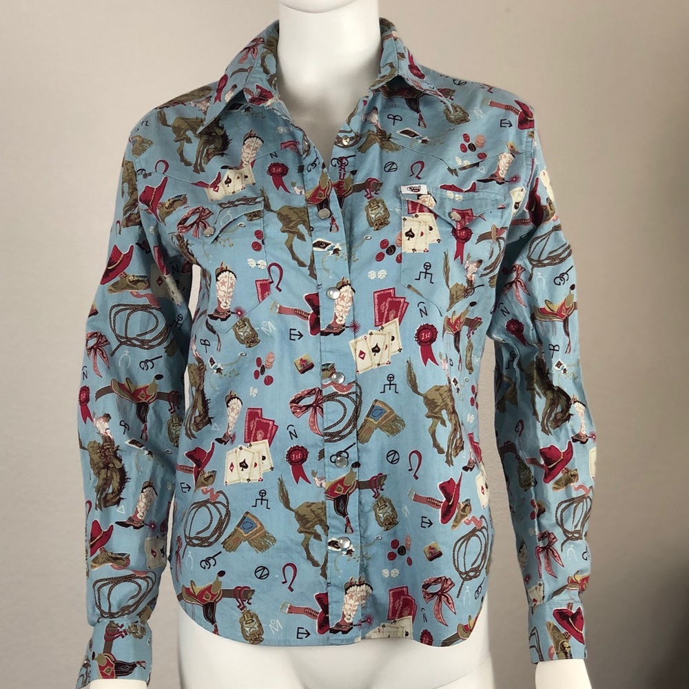 CRUEL GIRL Cowboy Pearl Snap Western Cowgirl Shirt